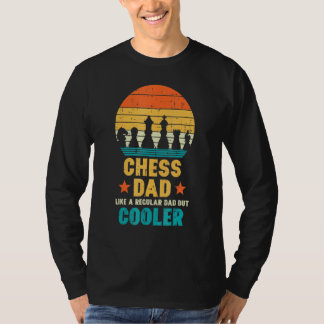 Chess Dad Regular But Cooler Retro Fathers Day T-Shirt