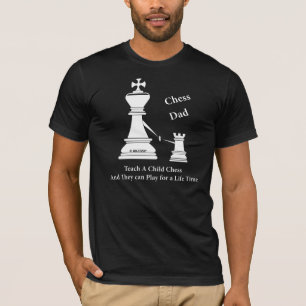 Chess Dad, Teach a child Chess, Men's T-shirt