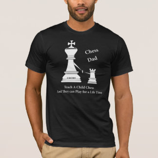 Chess Dad, Teach a child Chess, Men's T-shirt