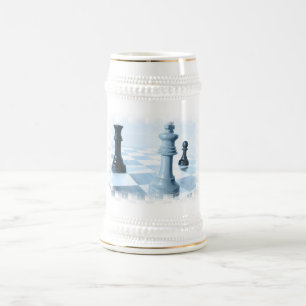 Chess Design  Beer Stein