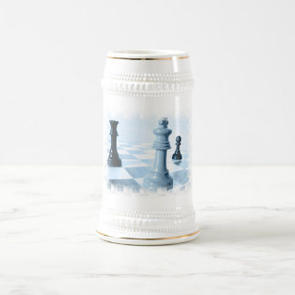Chess Design Beer Stein