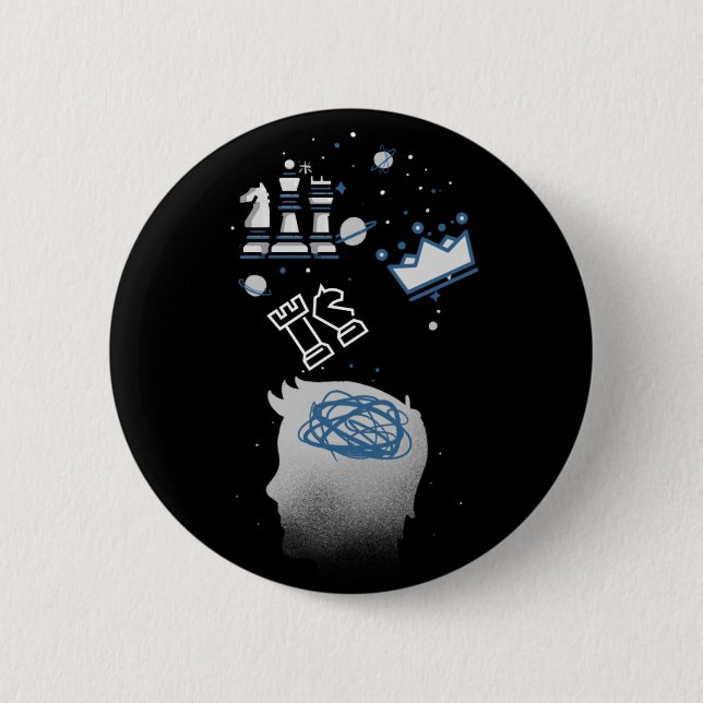 Chess Design Button (Front)