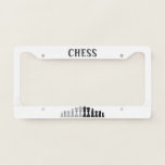 Chess Design License Plate Frame at Zazzle