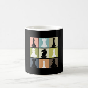 Chess Design With Chessboard For Chess Player Coffee Mug