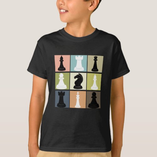 Chess Design With Chessboard For Chess Player T_Shirt