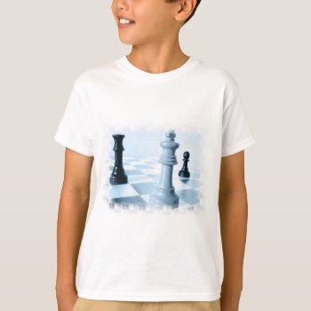 Chess Design  Youth T-shirt by ChessStrategies at Zazzle