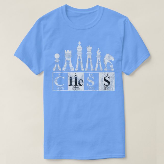 Chess Element Science Chess Nerd Player Premium 25 T-Shirt (Design Front)