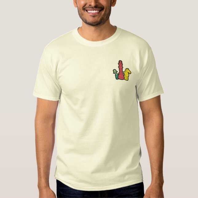 Chess Embroidered T-Shirt (Front)