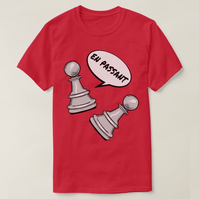 Chess en passant T-Shirt (Design Front)