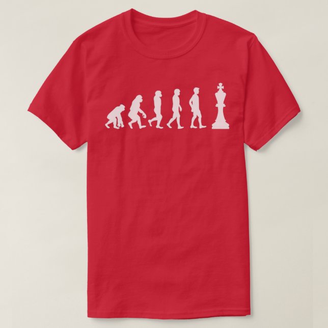 Chess evolution Chess piece 1  T-Shirt (Design Front)