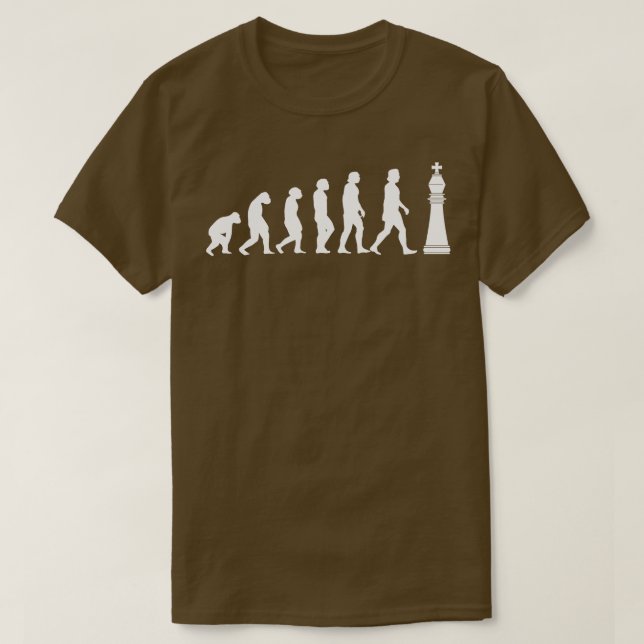Chess Evolution Play Chess 2 T-Shirt (Design Front)