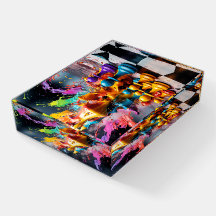 Chess Explosion Paperweight