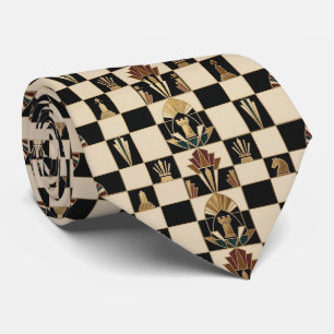 Chess Faux Silk Luxury Chess Game Gentleman's Neck Tie