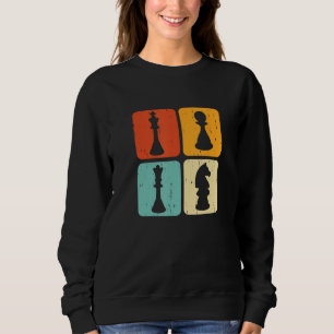 Chess Figures  Chess Player Pun Quote Sweatshirt