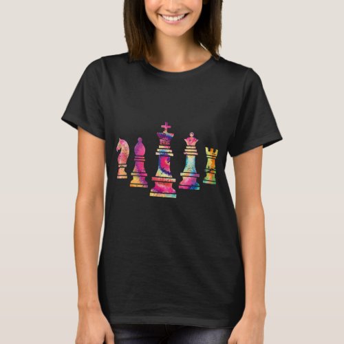 Chess Figures Geek Chess Player Gift Chess T_Shirt