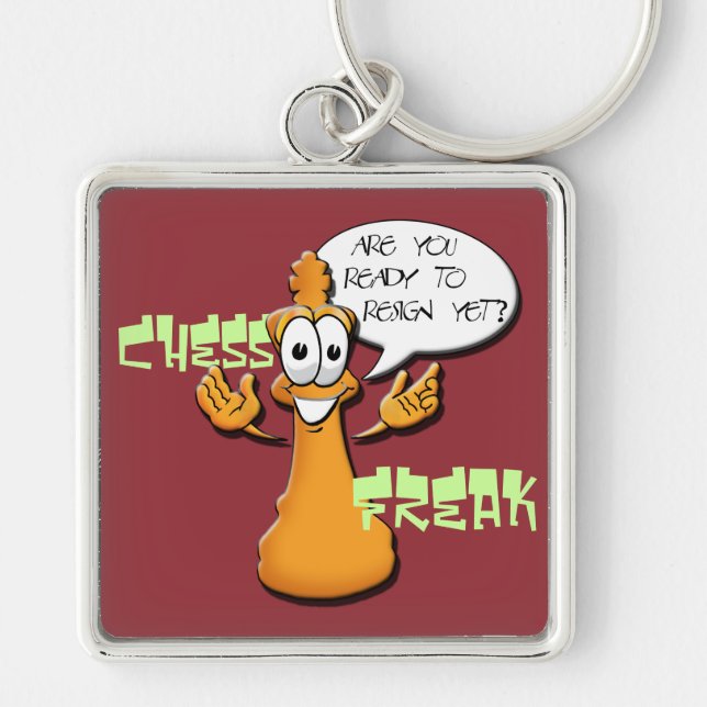 Chess Freak Keychain (Front)