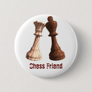 Chess Friend - WKBQ Pinback Button