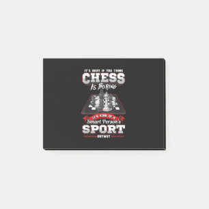 Chess Funny Quotes Humor Sayings Post-it Notes