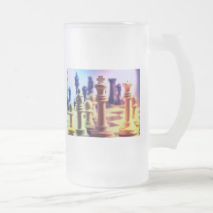 Chess Game Frosted Mug