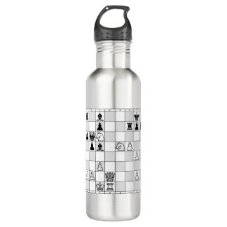 Chess Game One Stainless Steel Water Bottle