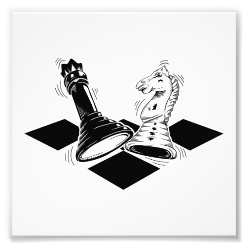 Chess Game Photo Print