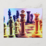 Chess Game Postcard