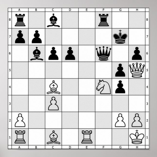 Chess Game Poster Eight (Front)