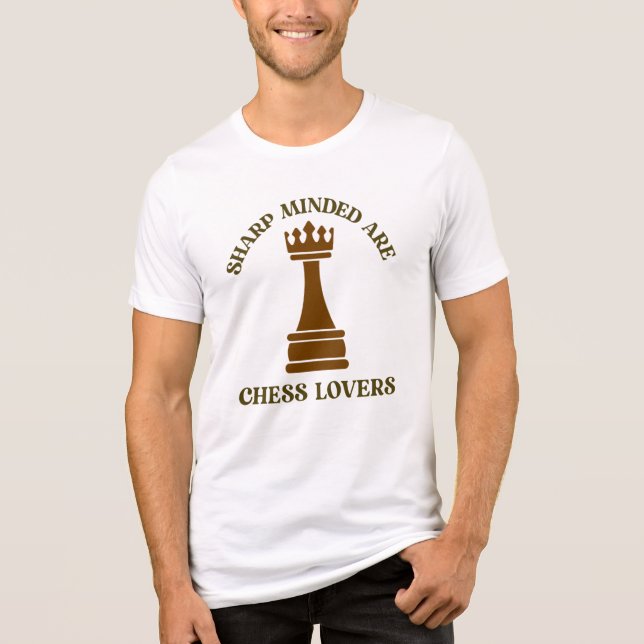 Chess Game T Shirt — Chess Lovers  (Front)