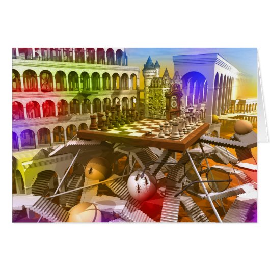 chess game The Queen Cards (Front Horizontal)