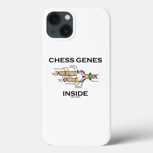 Chess Genes Inside DNA Replication Humor iPhone 13 Case