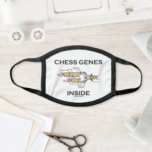 Chess Genes Inside DNA Replication Humor Face Mask
