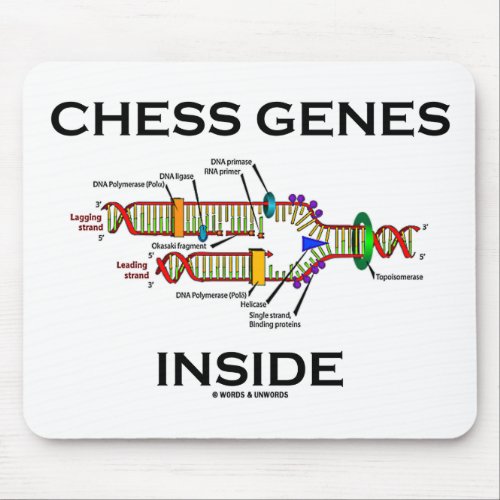 Chess Genes Inside DNA Replication Mouse Pad