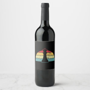 Chess Gift   Chess Video Game Or Food Design Wine Label