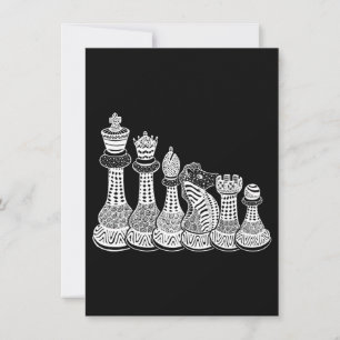 Chess Gift I Really Love The Chess Pieces Invitation