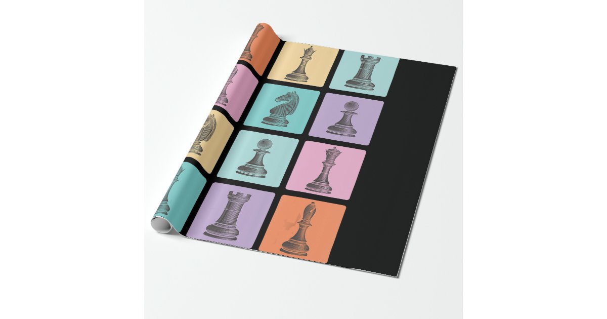 Chess Gift | I Really Love The Chess Pieces Wrapping Paper | Zazzle