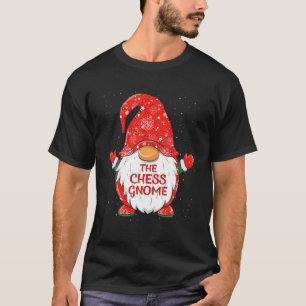 Chess Gnome Matching Family Christmas Pajama Light T-Shirt