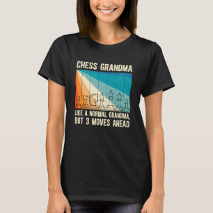 Chess Grandma of A Chess Player Grandmother Defini T-Shirt