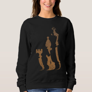 Chess Grandmaster Board Game Chess Pieces Checkmat Sweatshirt