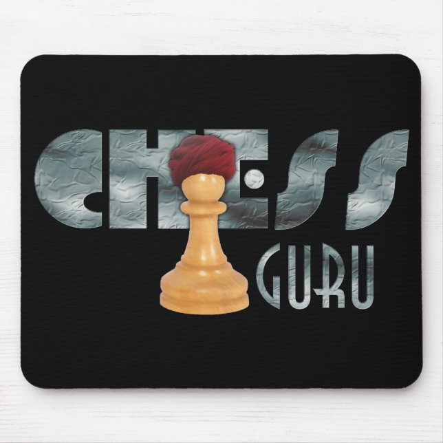 Chess Guru Mouse Pad (Front)