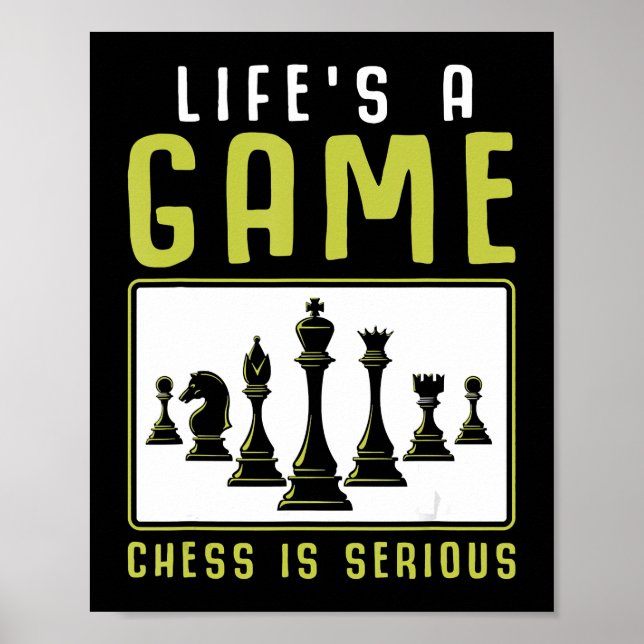 Chess Heartbeat Chess Master Chess Club Poster (Front)