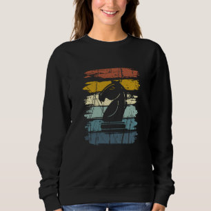 Chess Horse Retro Sweatshirt