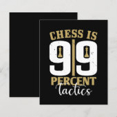 Chess Is 99 Percent Tactics (Front/Back)