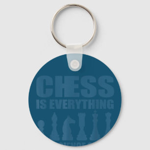 Chess Is Art Science Sports Gift Women Men Keychain