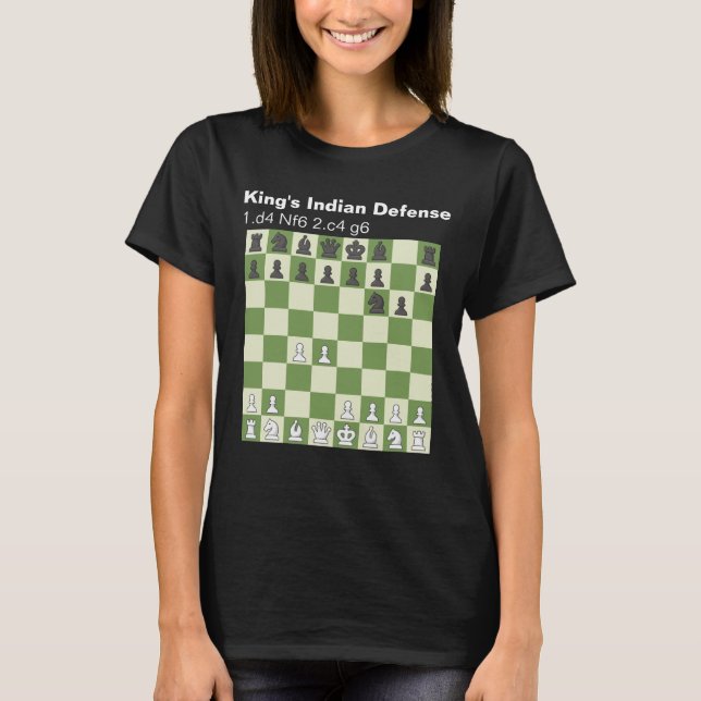 Chess is Life - King's Indian Defense T-Shirt (Front)