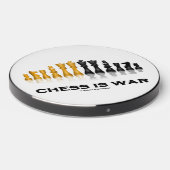 Chess Is War Reflective Chess Set Pieces Wireless Charger (Front 2)