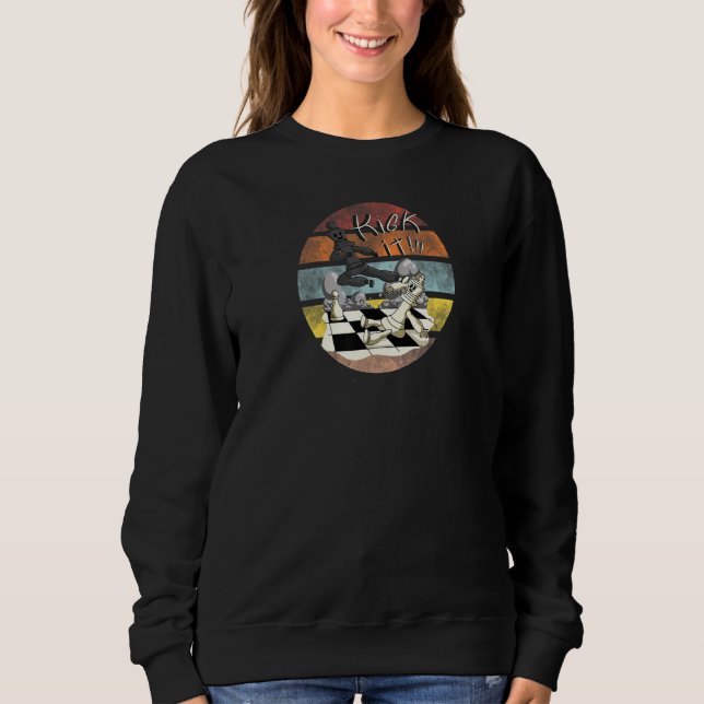 Chess Its Not A Horse Rpg Tabletop Board Game Humo Sweatshirt (Front)