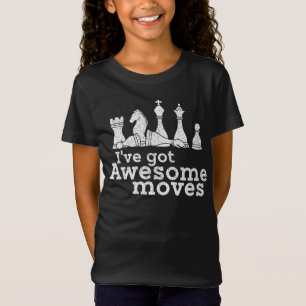 Chess I'Ve Got Awesome Moves Player Piece Vintage T-Shirt