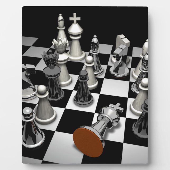 Chess Jigsaw Puzzle Plaque (Front)