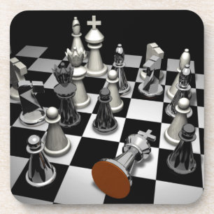 Chess Keepsake Box Beverage Coaster