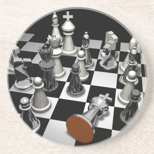 Chess Keepsake Box Coaster (Front)